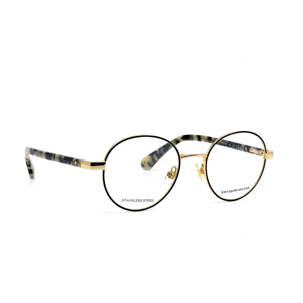 NEW KATE SPADE MARCIANN RHL GOLD/BROWN AUTHENTIC EYEGLASSES FRAME